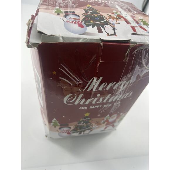 Holiday Time Santa Snowman Train Christmas Tree Collection Scene 9' Inflatable - Picture 8 of 10